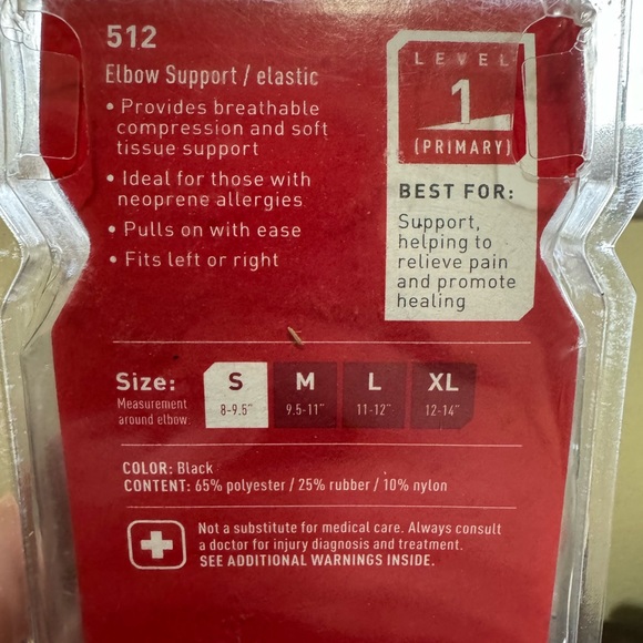 McDavid 512 Elastic Elbow Sleeve Size Small NWT - Picture 4 of 7